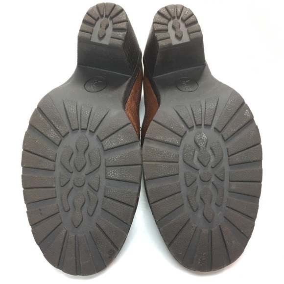 BOC Born Slip On Leather Heel Brown Size 7 - Picture 4 of 8